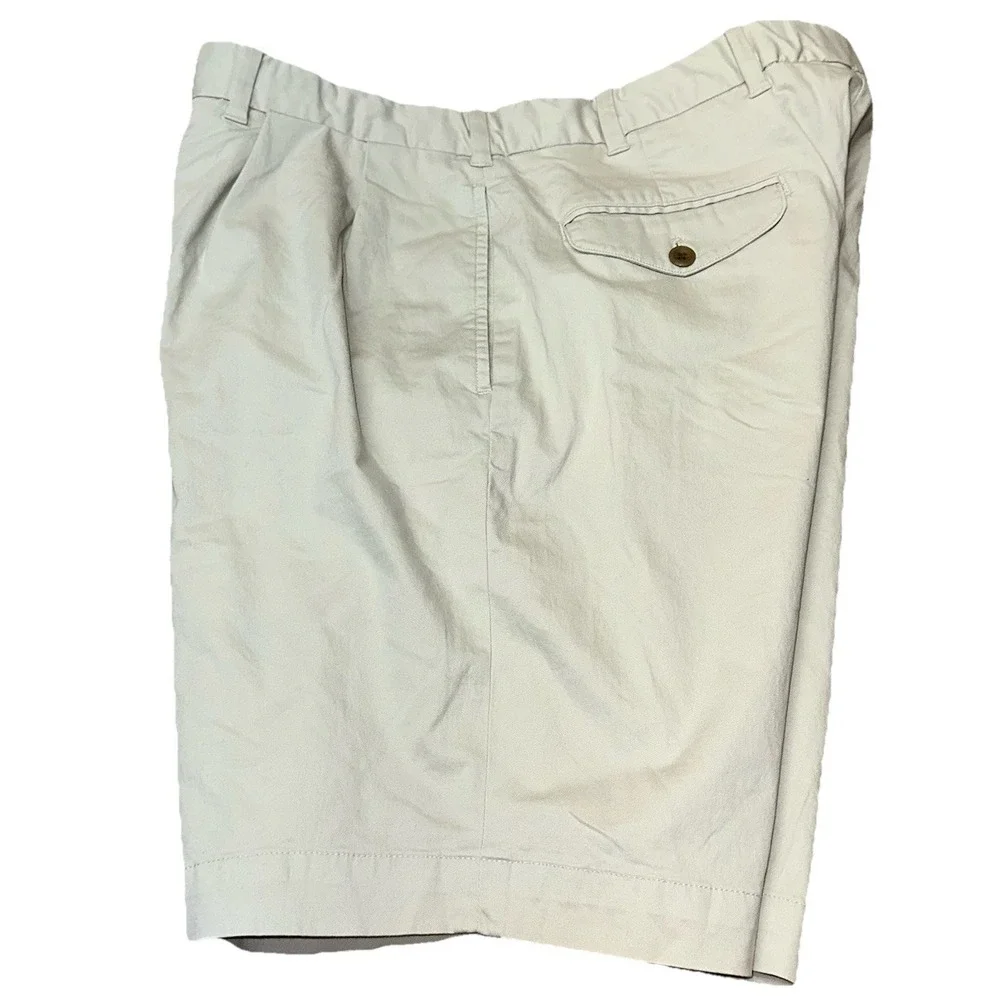Polo Golf Ralph Lauren Shorts Pleated Classic Fit Cotton Khaki Chino Men's 36‎